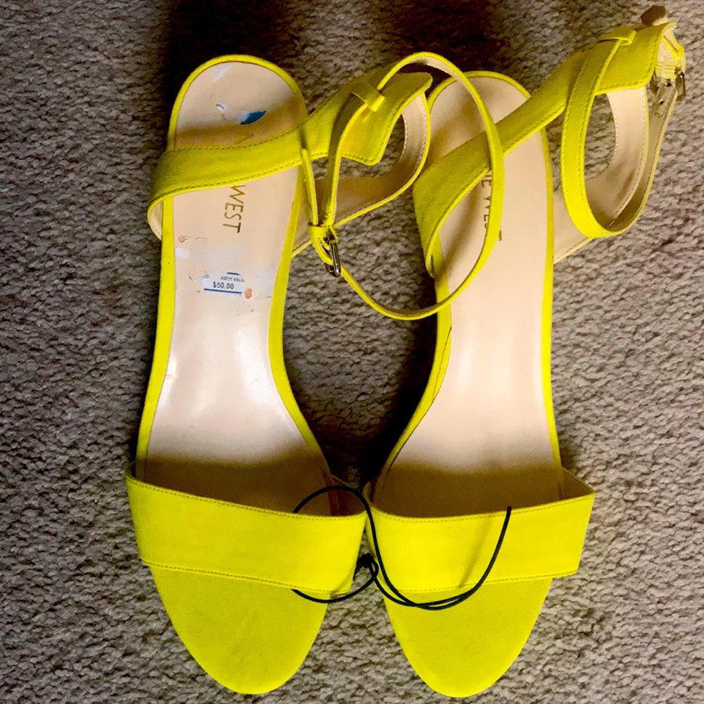 Yellow sandals